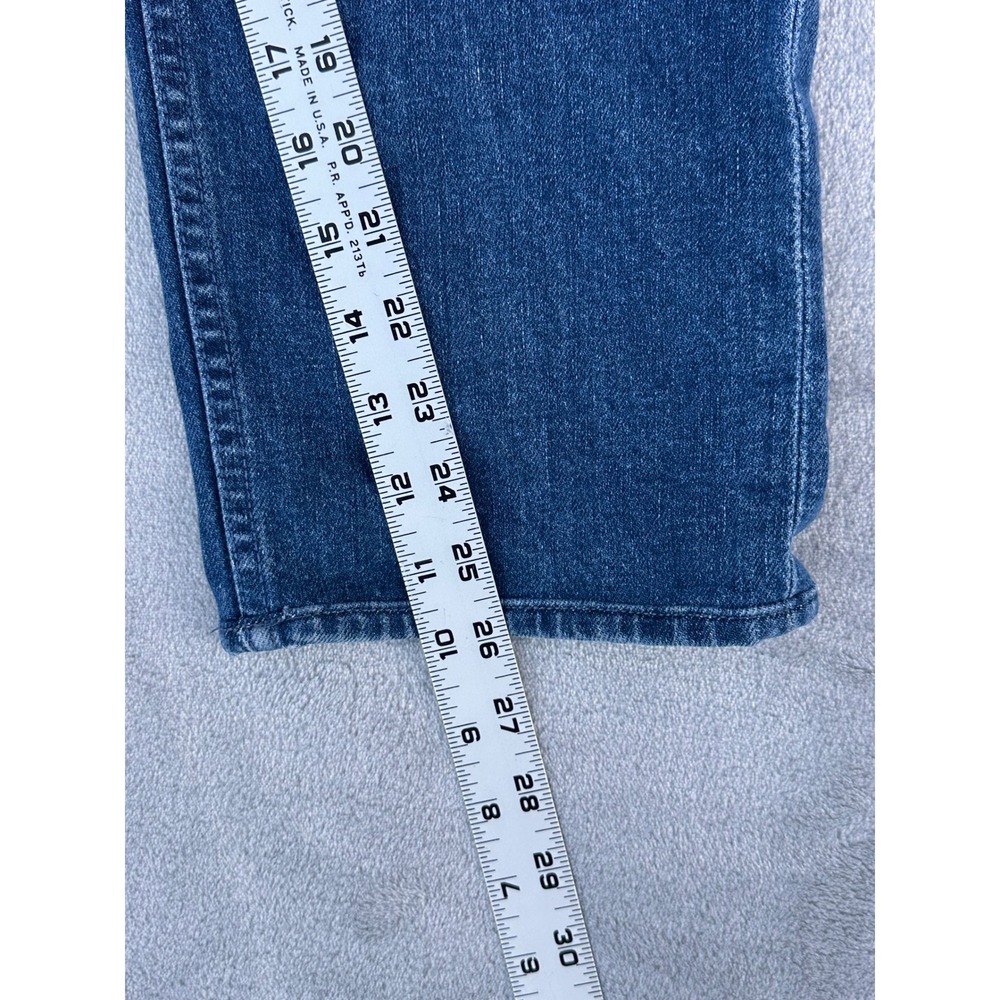 Mother Superior The Tomcat Ankle Jeans Cannonball Blue Straight Leg 29 1664-259 - Picture 4 of 8